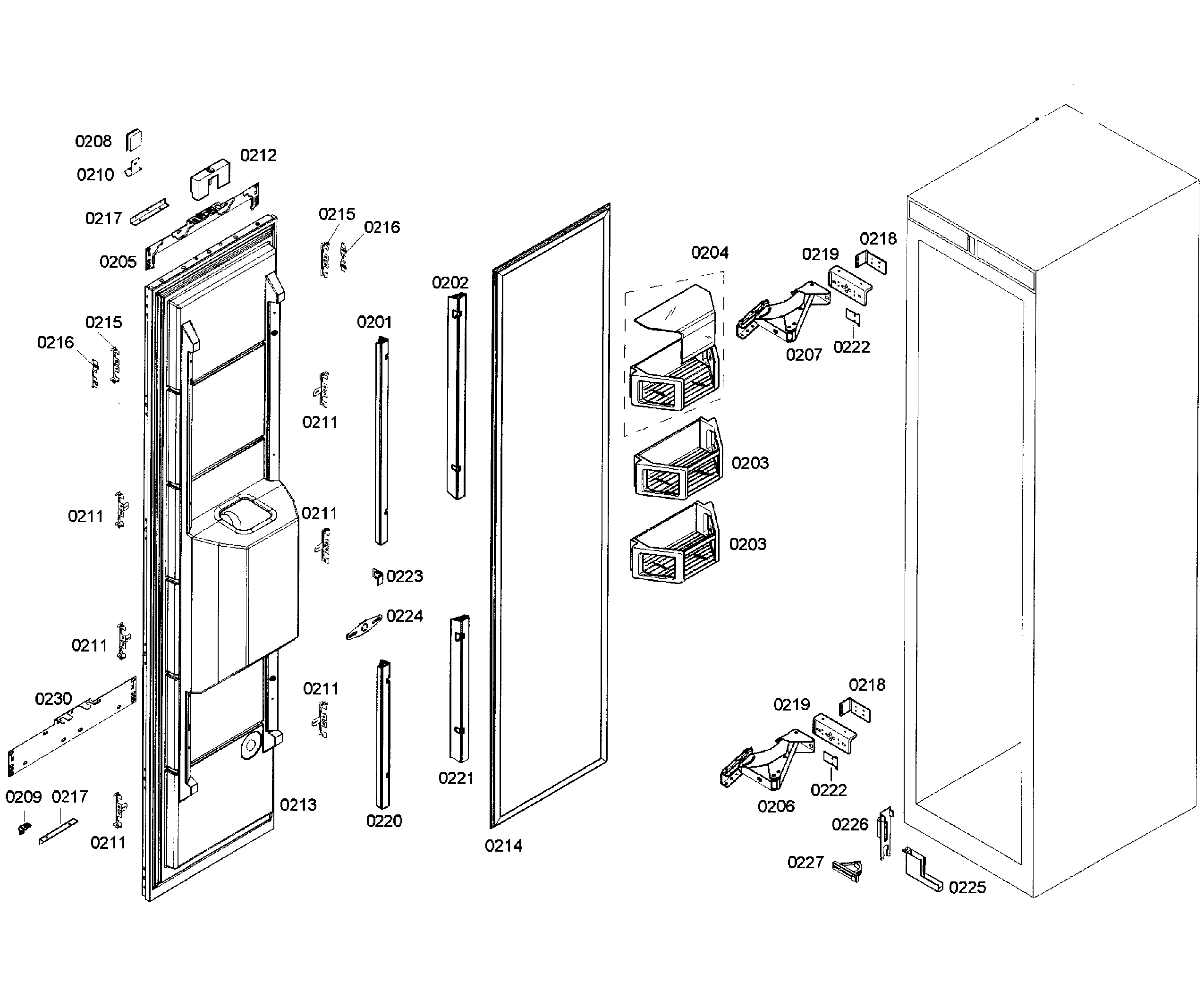 Door assy