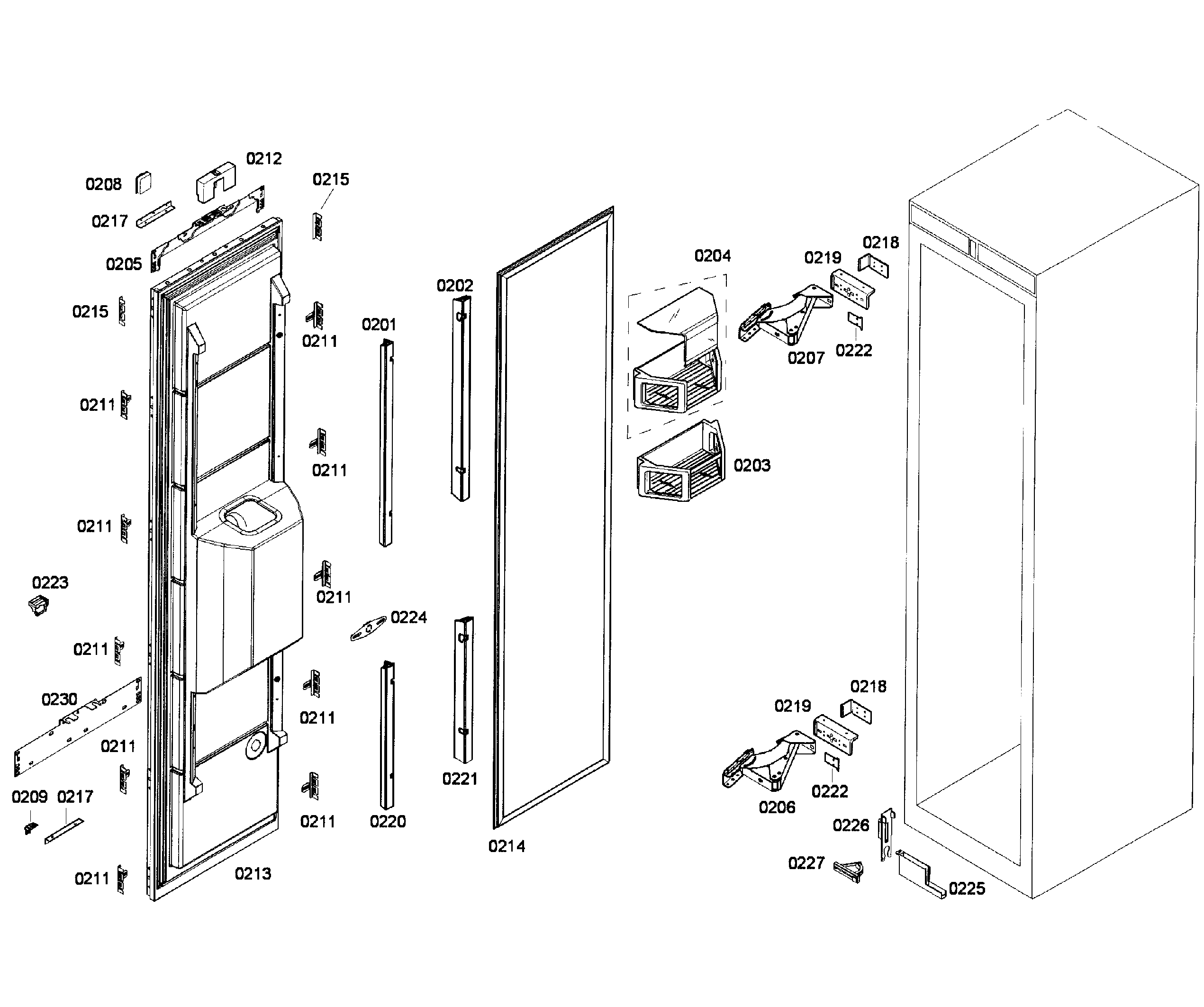 Door assy