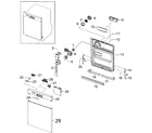 Samsung DMR57LFS/XAA-00 door assy diagram