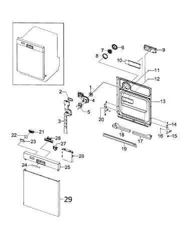 Door assy