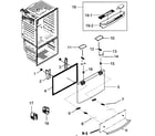 Samsung RFG298HDBP/XAA-00 freezer door diagram