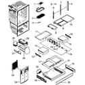 Samsung RFG298HDRS/XAA-00 refrigerator diagram