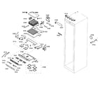 Thermador T24ID80NLP/06 cabinet parts diagram