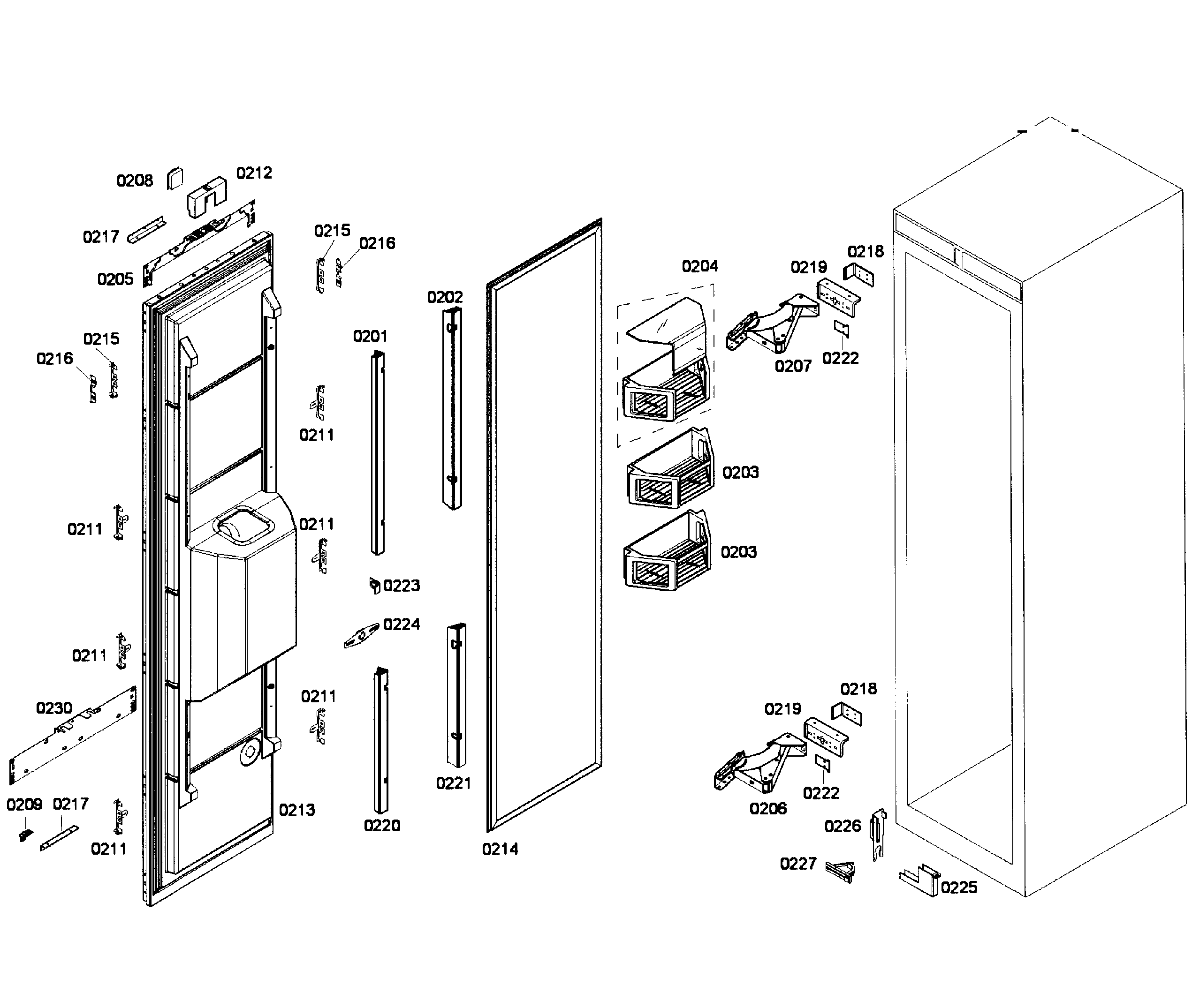Door assy