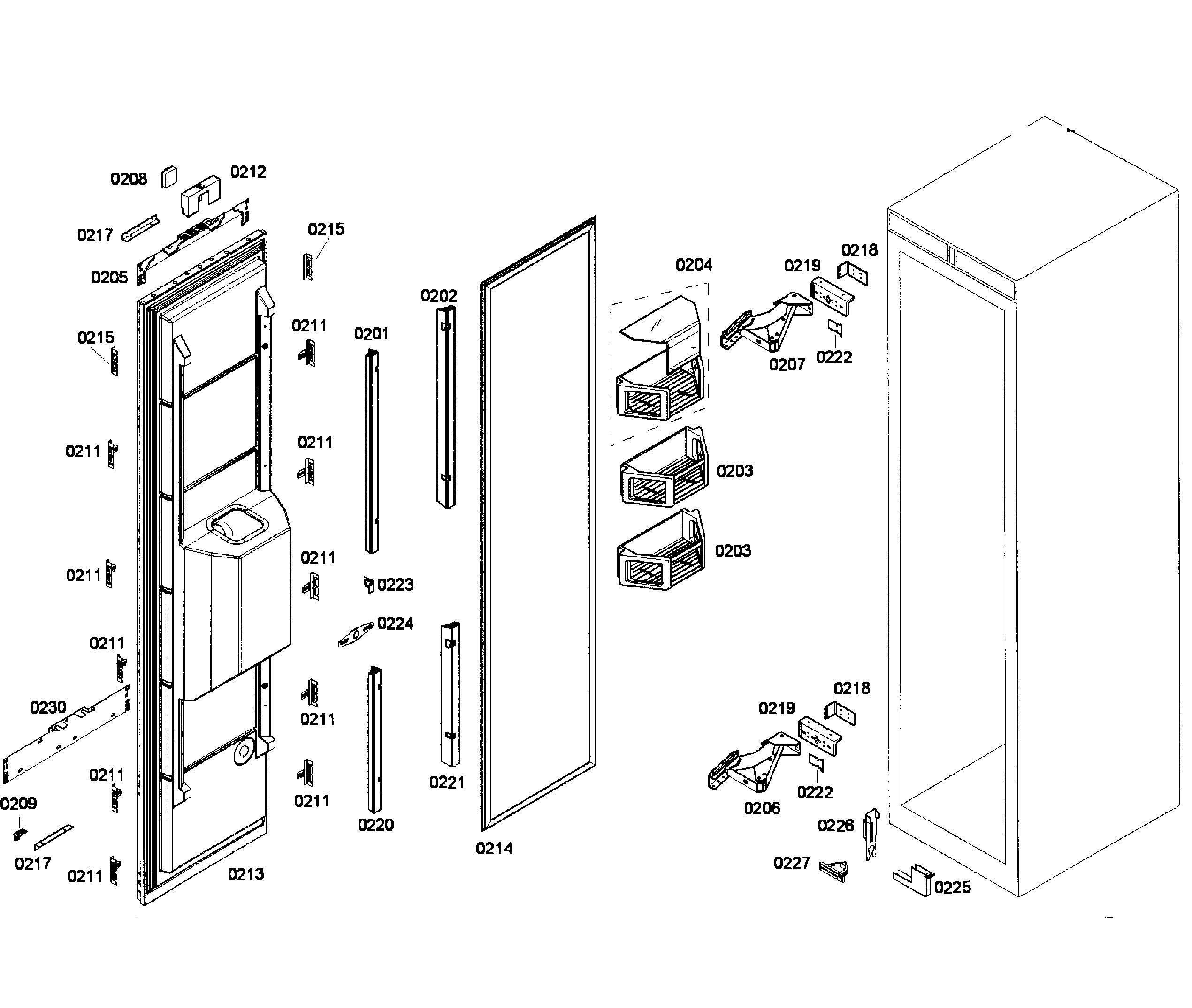 Door assy