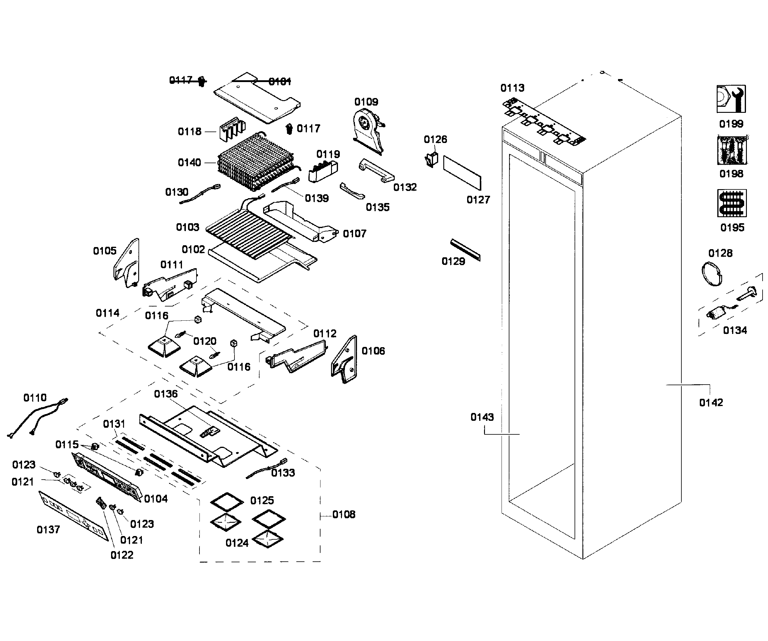 Cabinet parts
