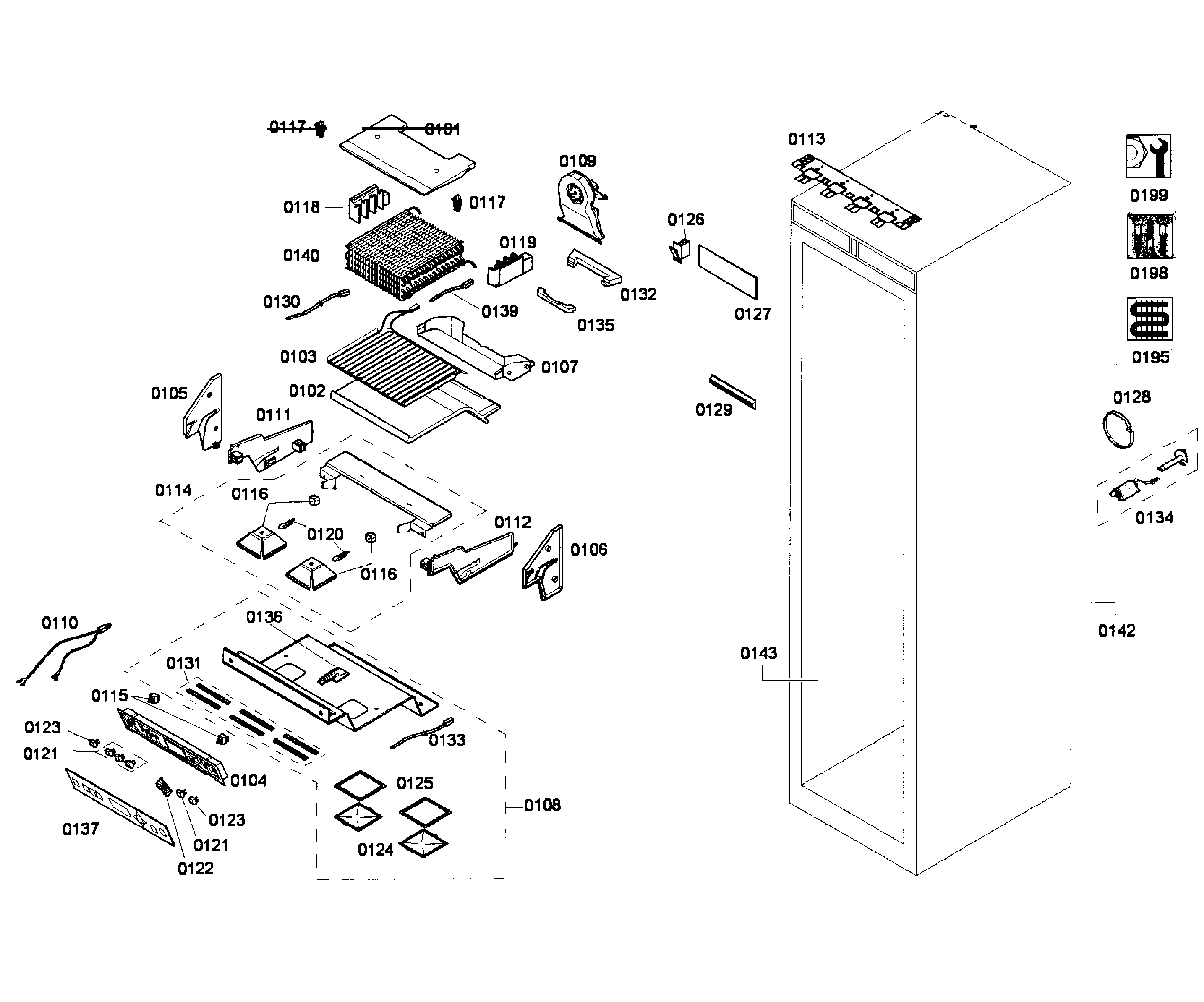 Cabinet parts