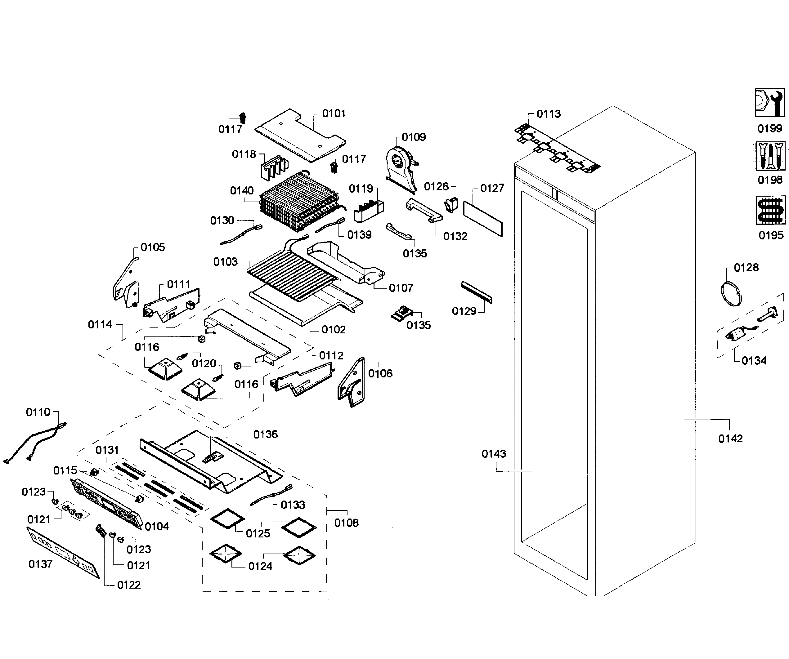 Cabinet parts