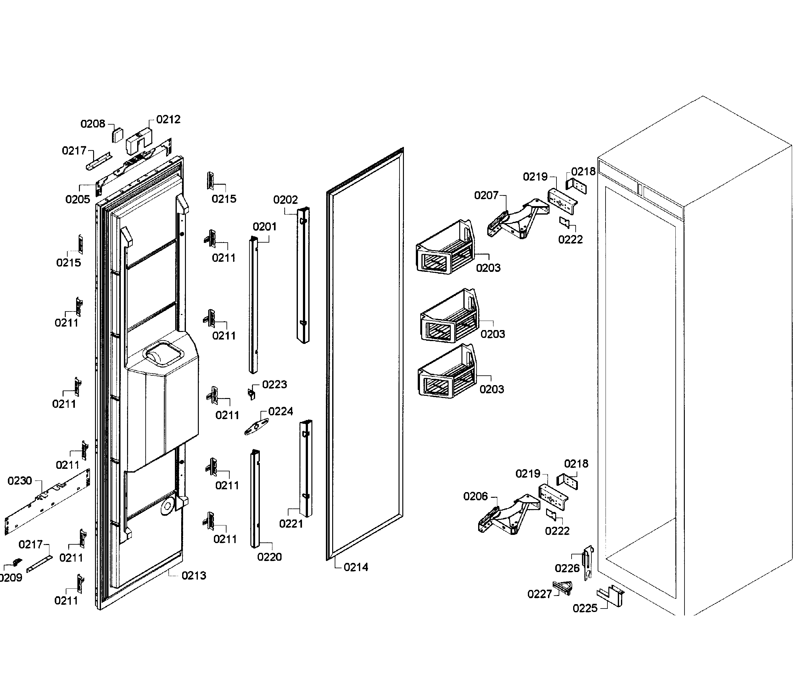 Door assy