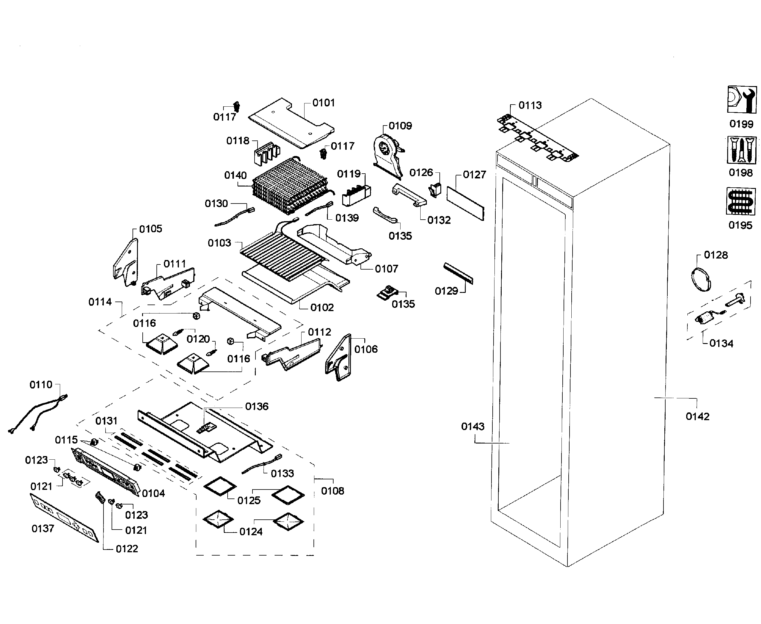 Cabinet parts
