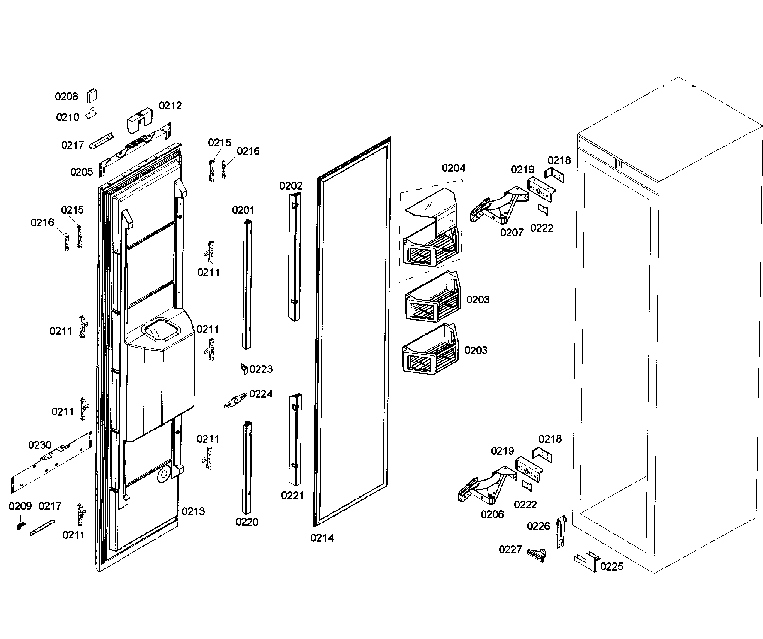 Door assy