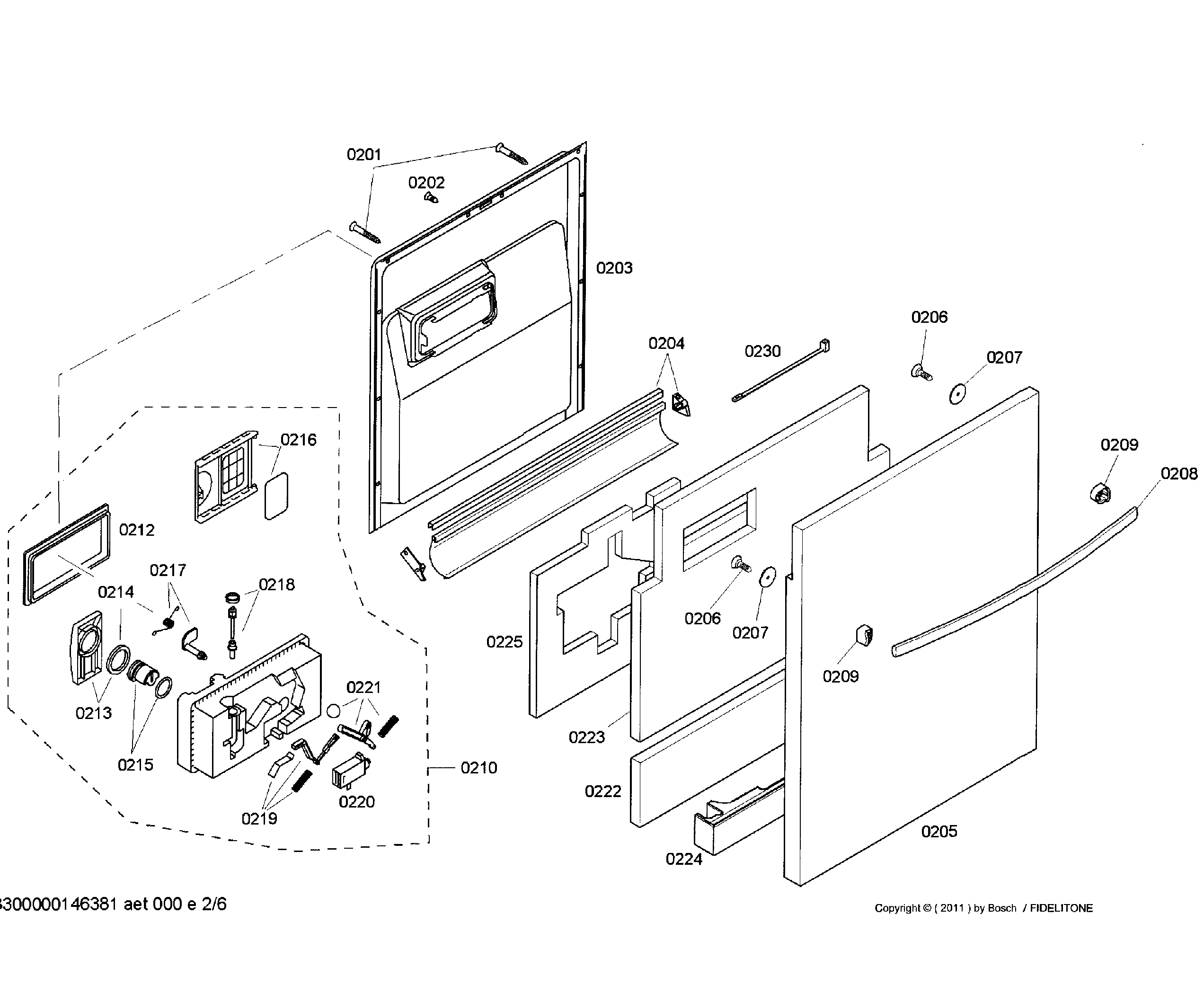 Door assy