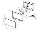 Samsung PN64D8000FFXZA-I101 cabinet parts diagram