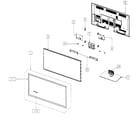 Samsung PN51D530A3FXZA-N302 cabinet parts diagram