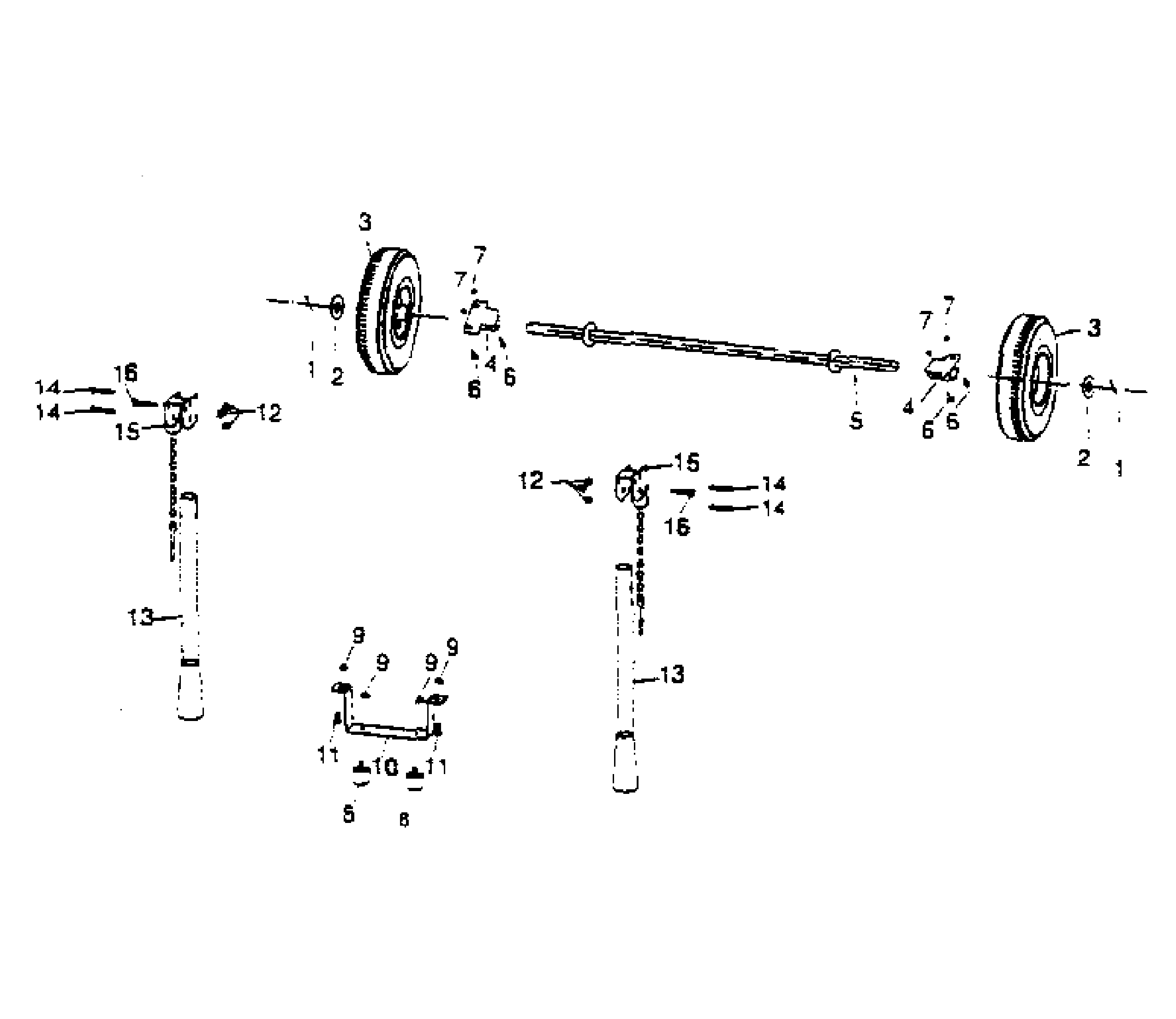 Wheel/hand assy