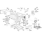 Bosch HMB5050/01 cabinet assy diagram