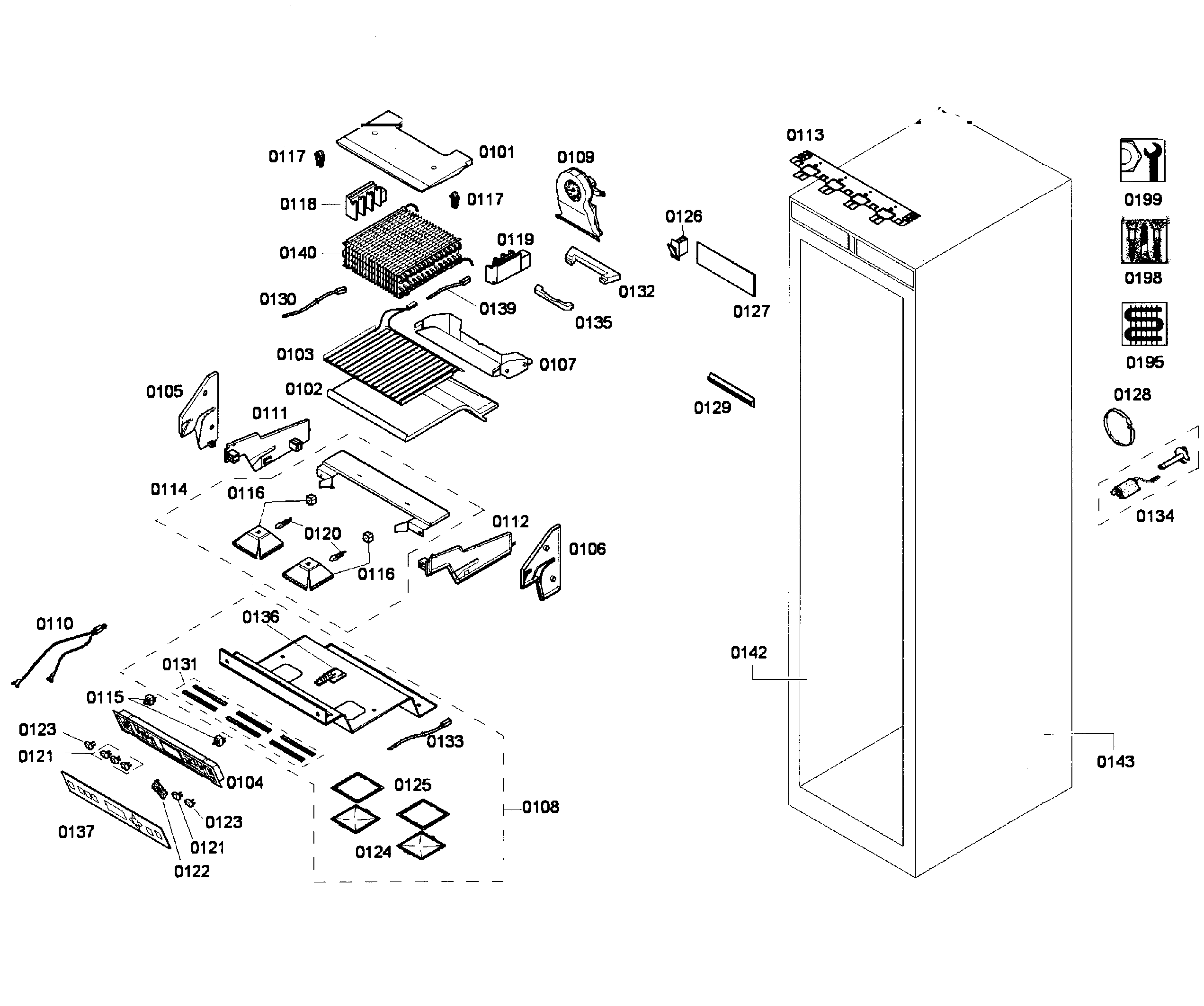 Cabinet parts