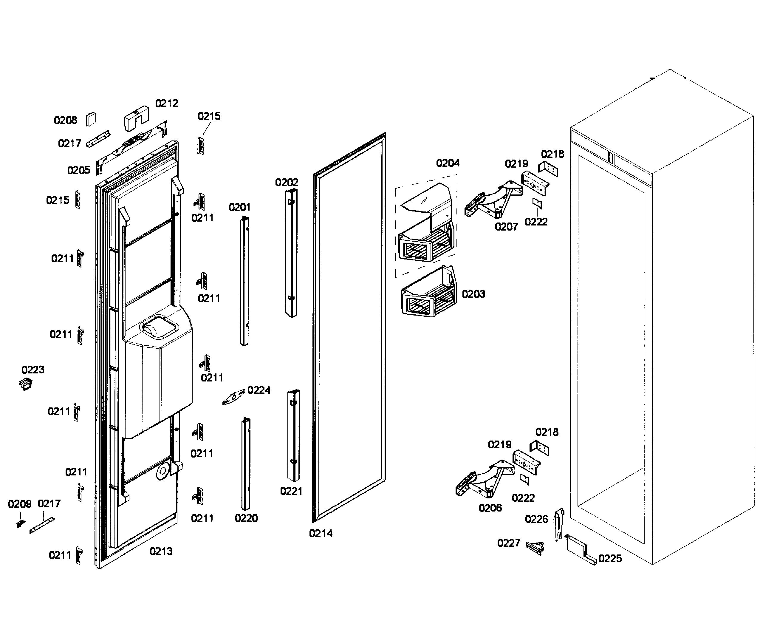 Door assy