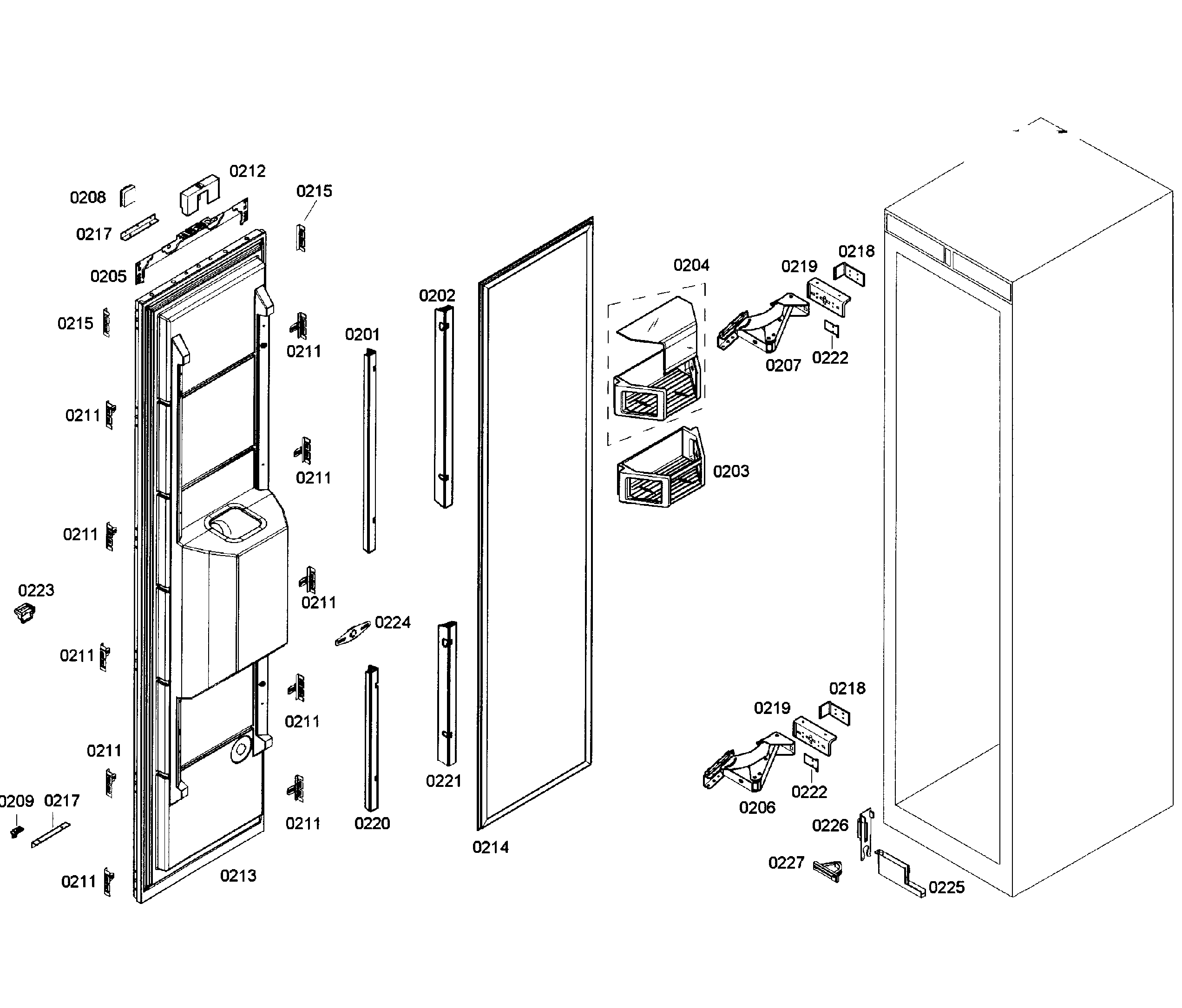 Door assy