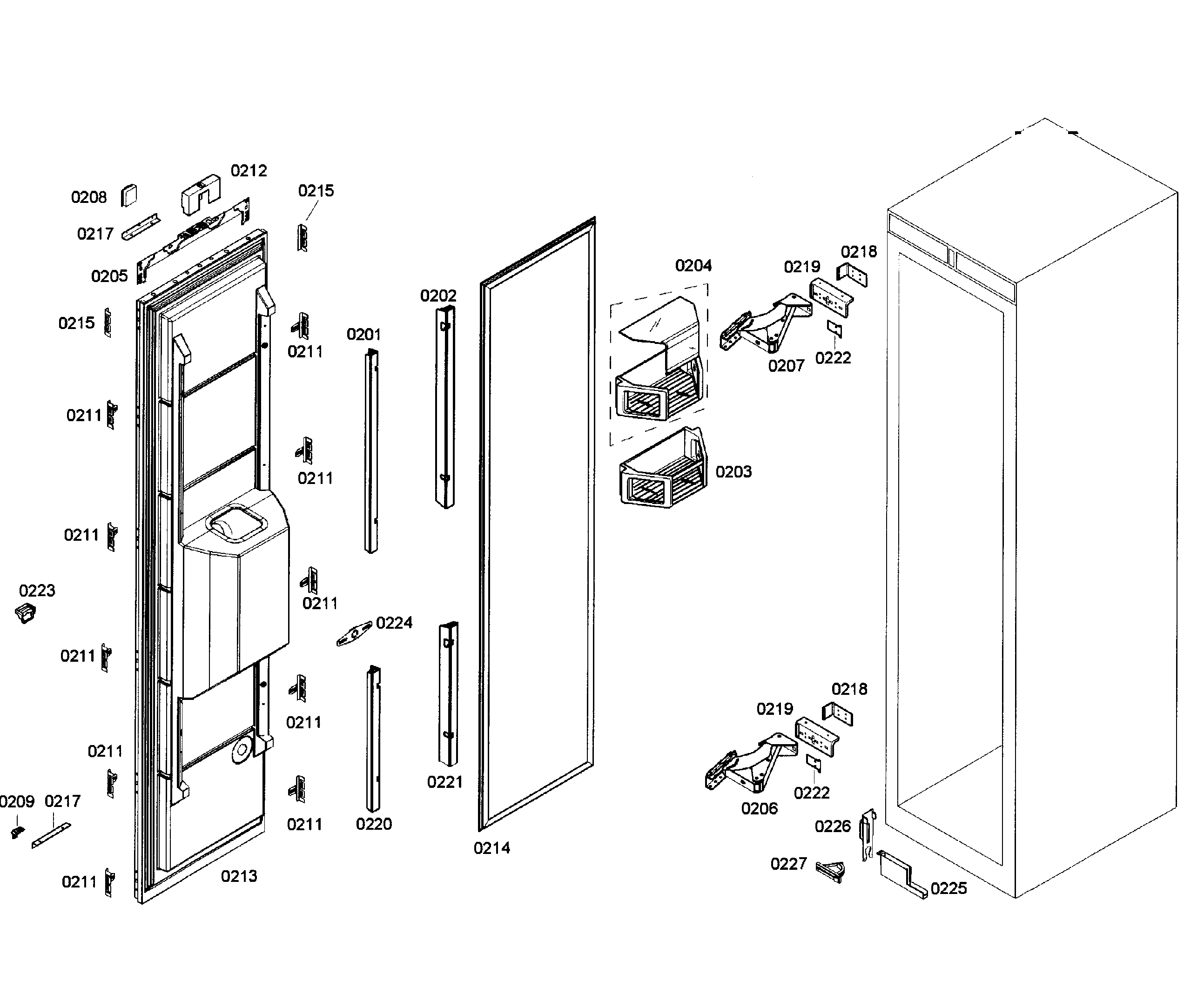 Door assy