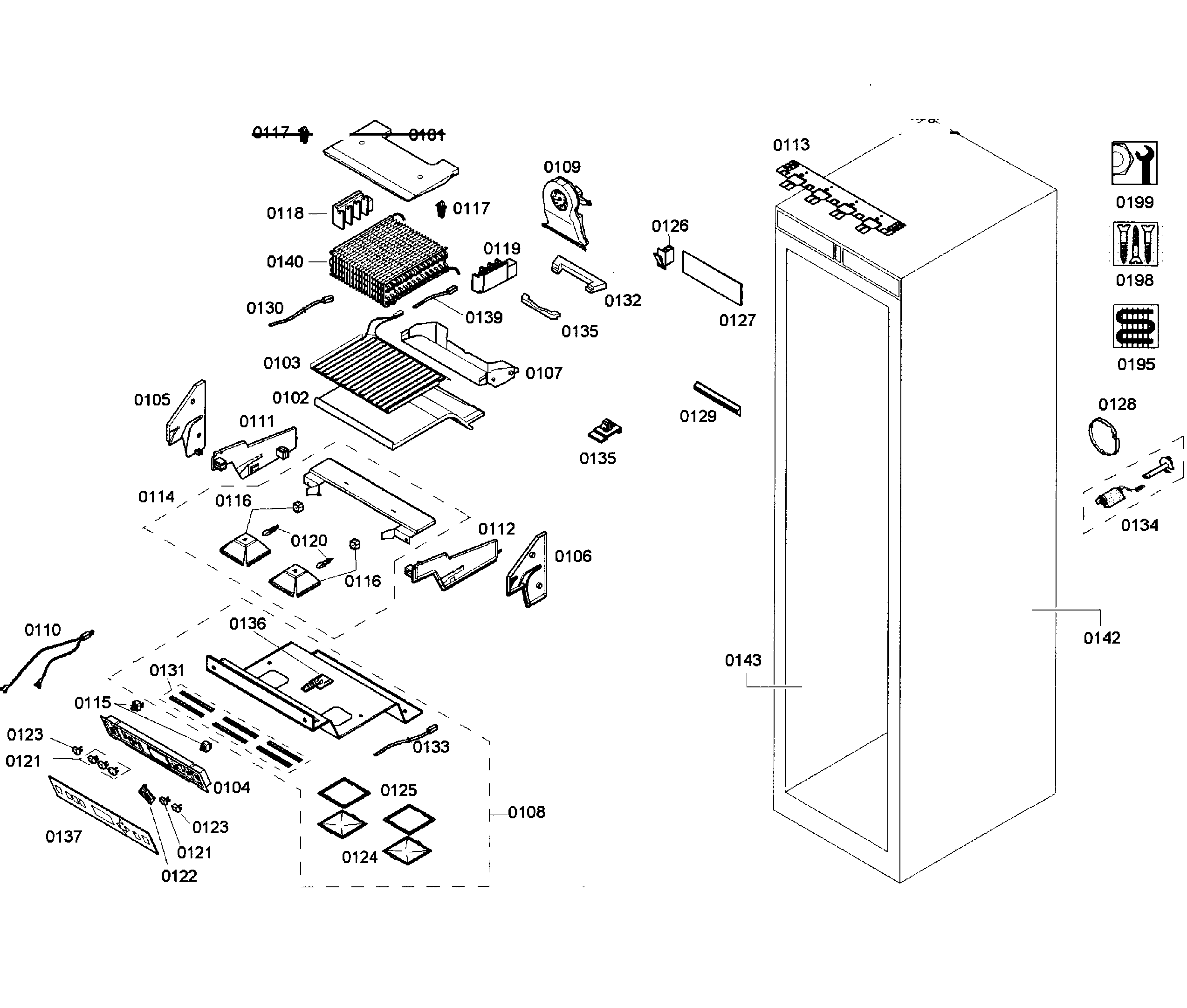 Cabinet parts