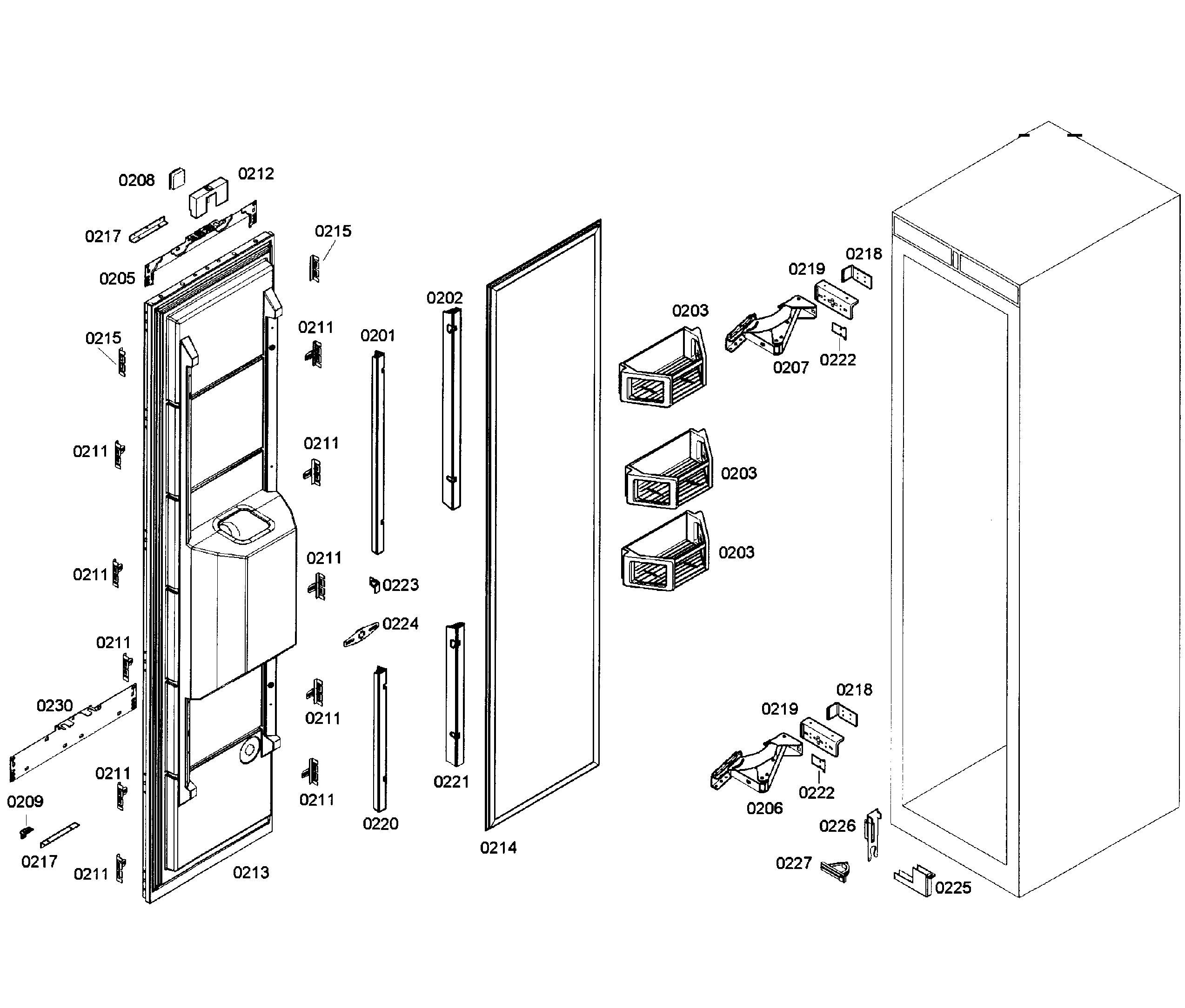 Door assy