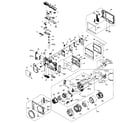 Panasonic DMC-ZS10PA cabinet parts diagram