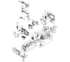 Panasonic DMC-FX37PS cabinet parts diagram