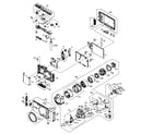 Panasonic DMC-FH22PR cabinet parts diagram