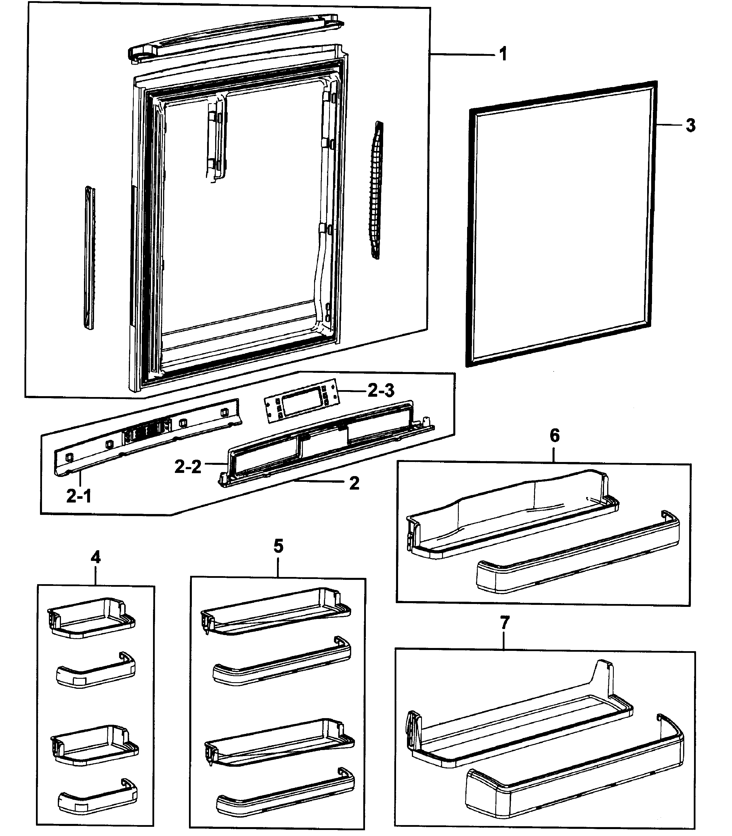 Refrig door