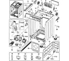 Samsung WF448AAP/XAA-00 cabinet diagram