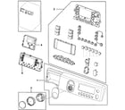Samsung WF448AAP/XAA-00 control panel diagram