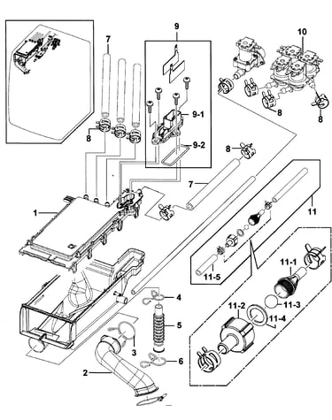 Drawer housing