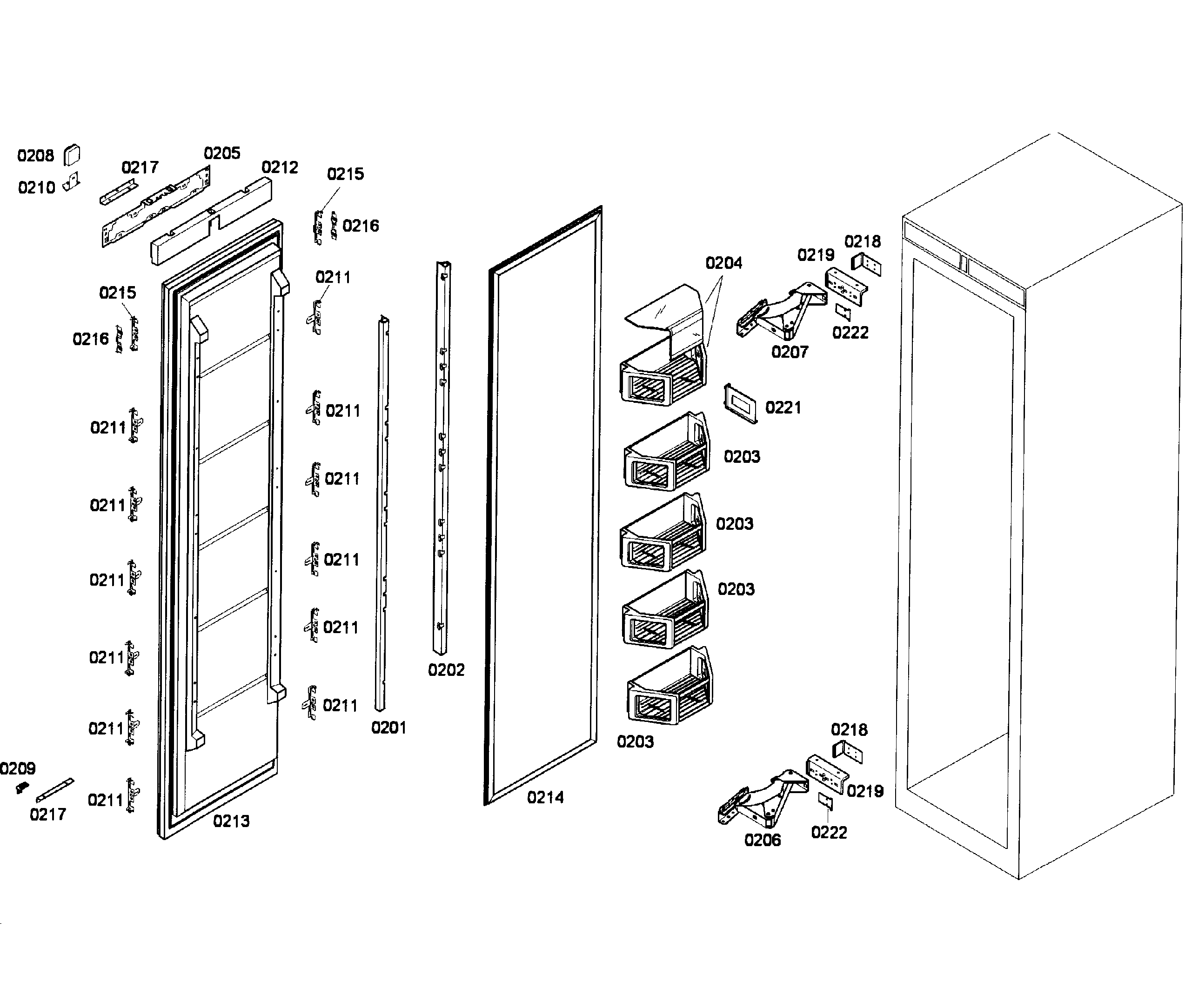 Door assy