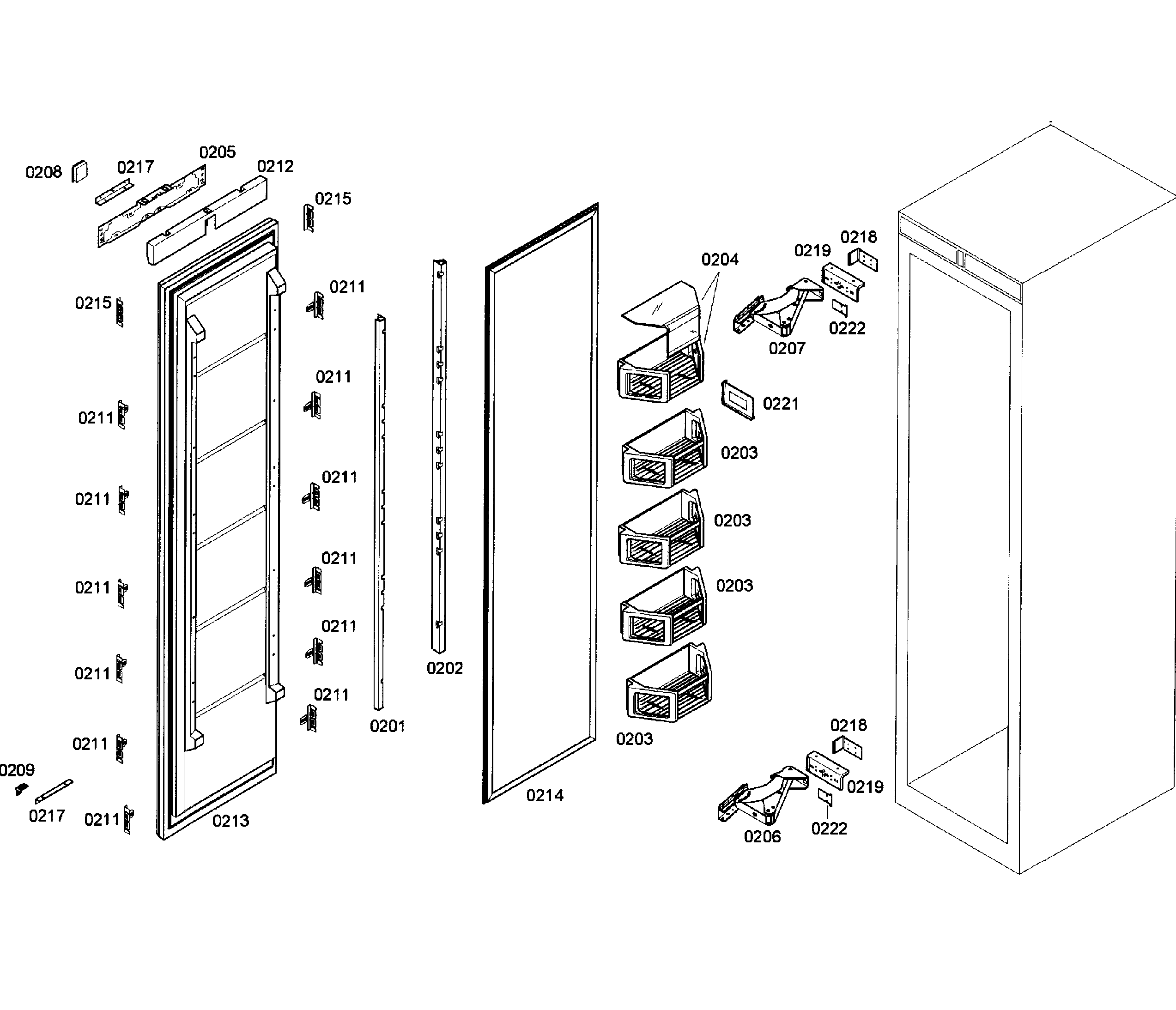 Door assy