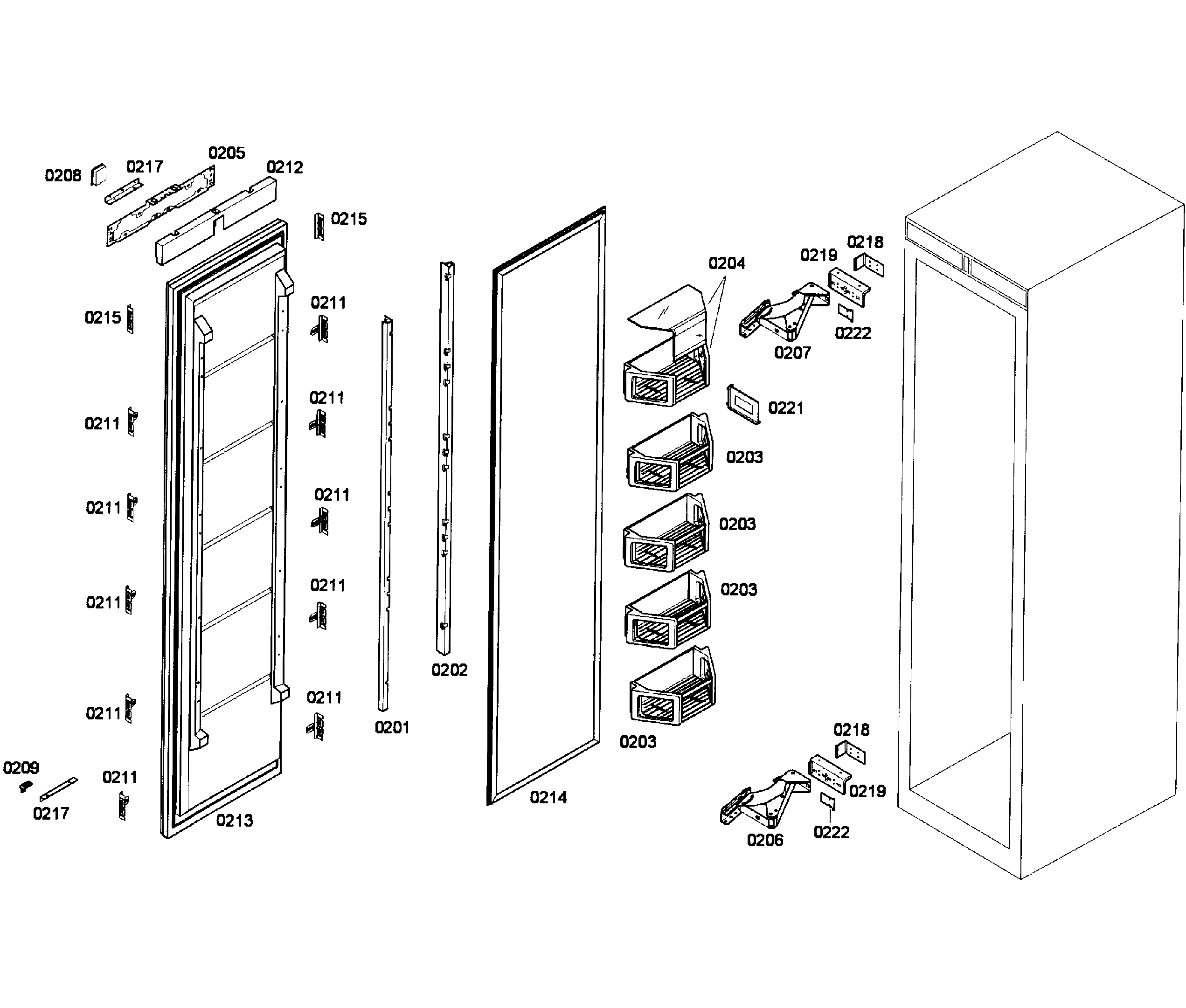 Door assy