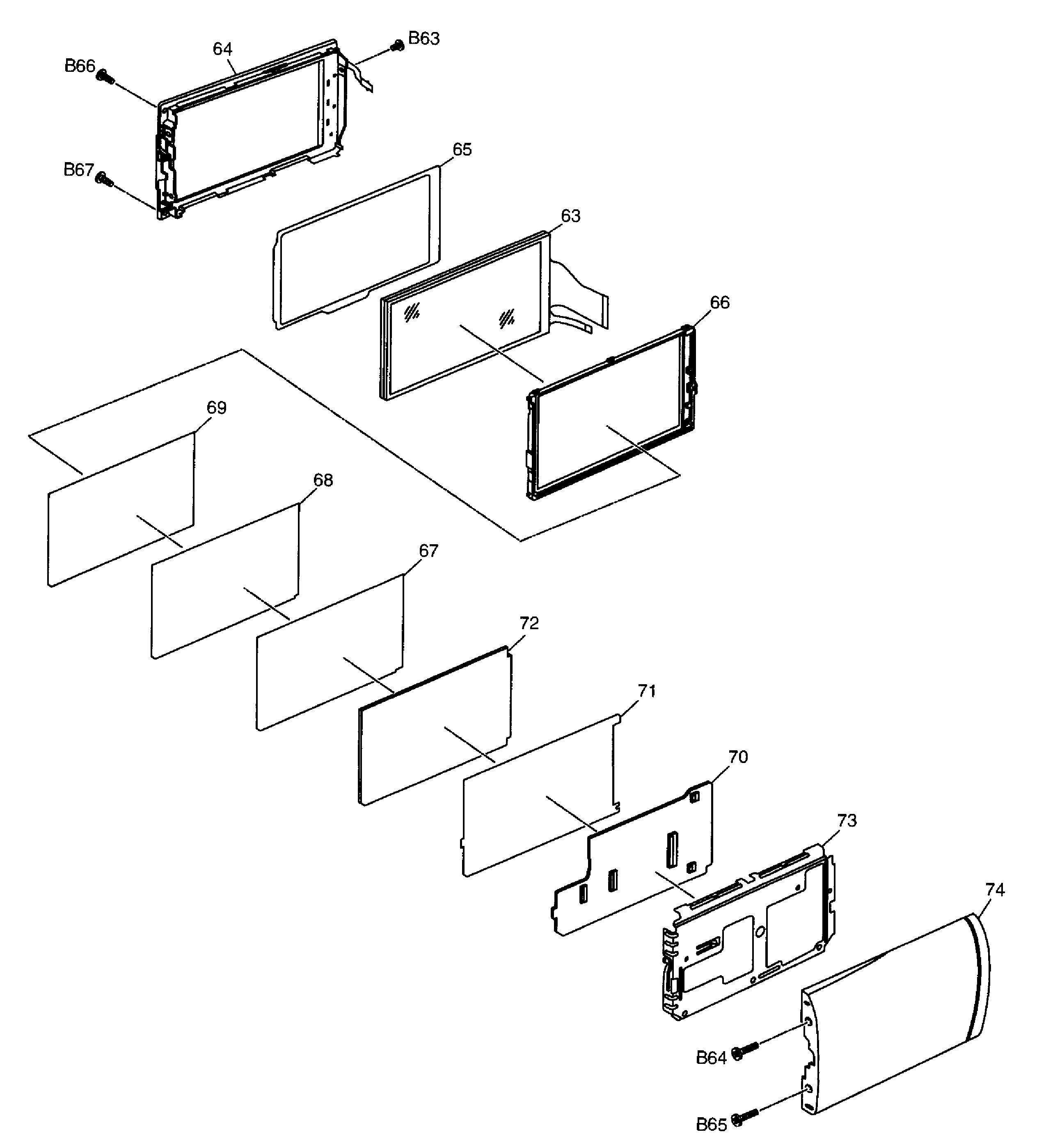 Lcd assy