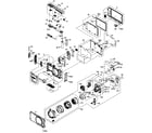 Panasonic DMC-FX700PS cabinet parts diagram