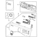 Samsung DV218AEB/XAA-00 control panel diagram