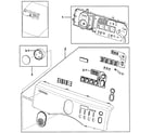 Samsung DV218AGB/XAA control panel diagram