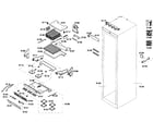 Thermador T24IF70NSP/37 cabinet parts diagram