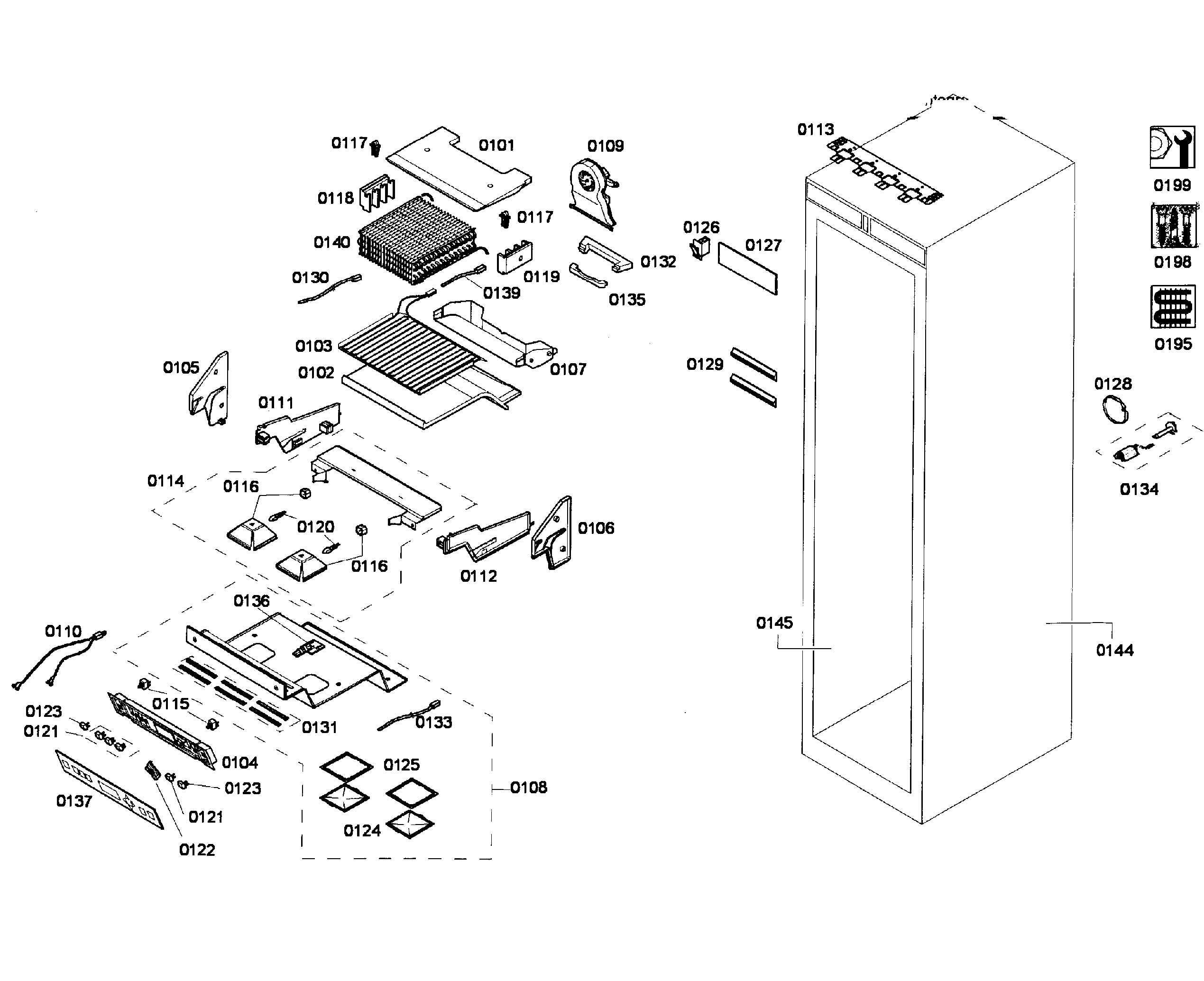 Cabinet parts