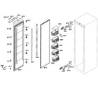 Thermador T24IF70NSP/37 door assy diagram