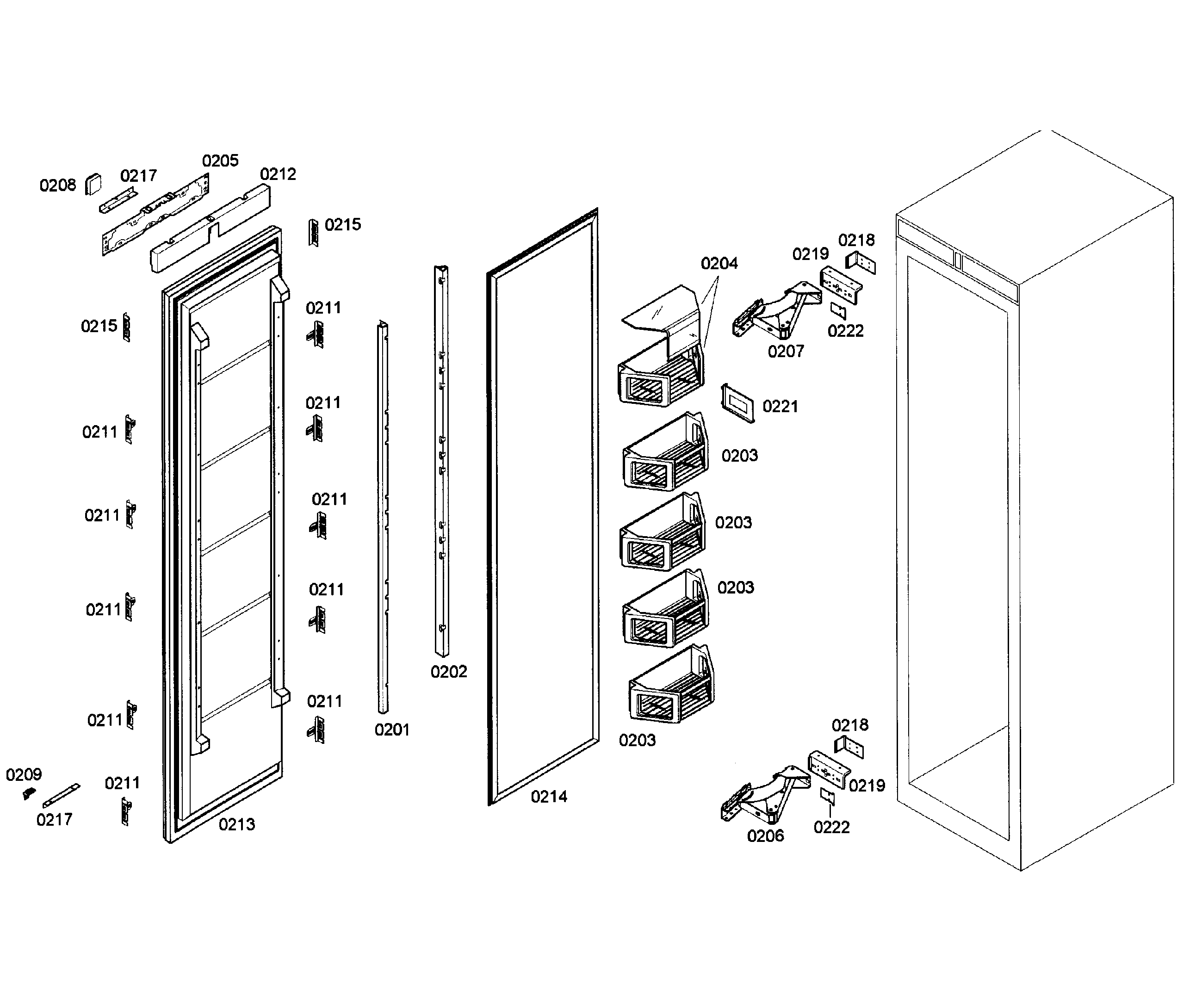 Door assy