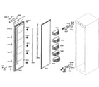 Thermador T24IF70NSP/43 door assy diagram