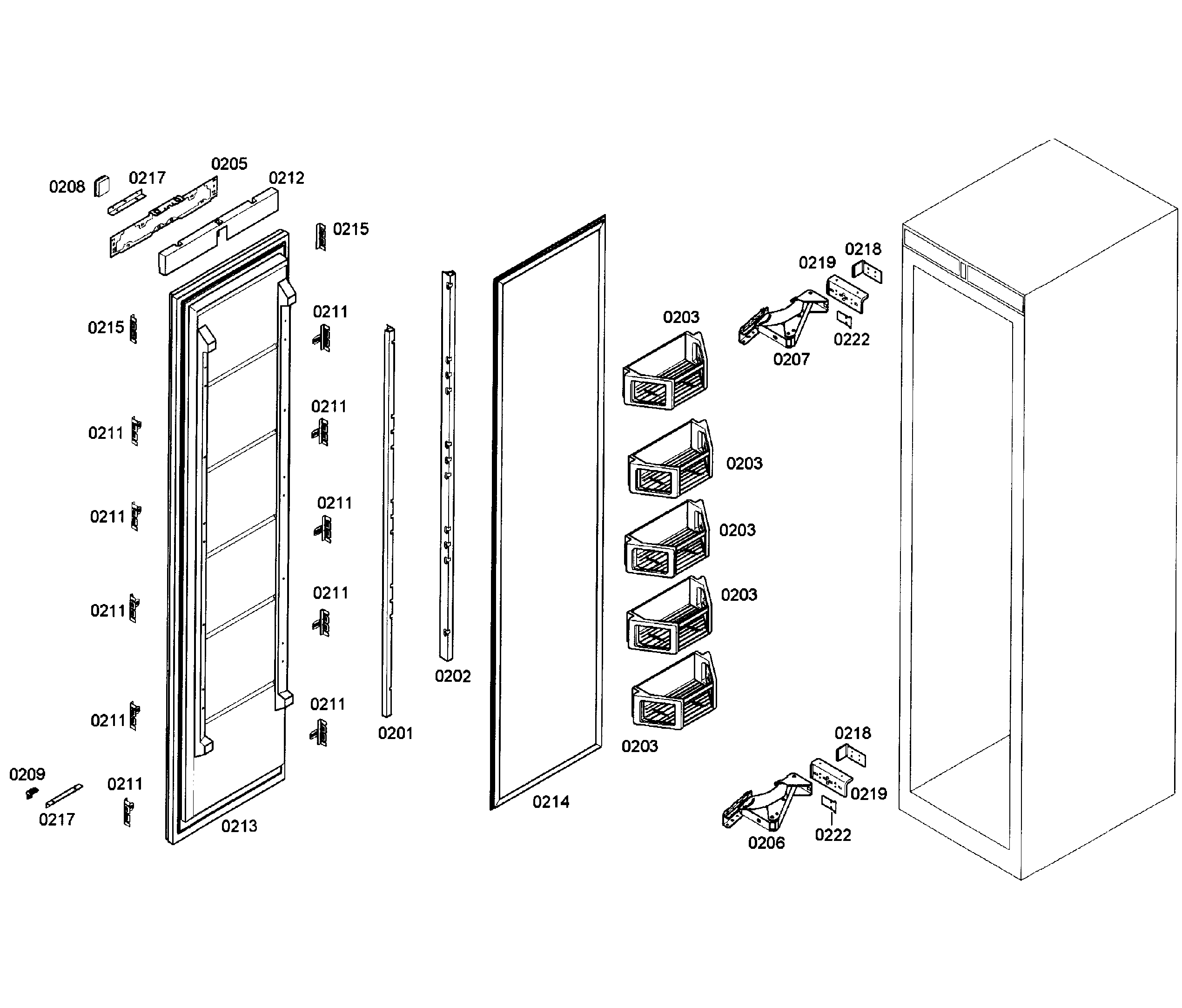 Door assy