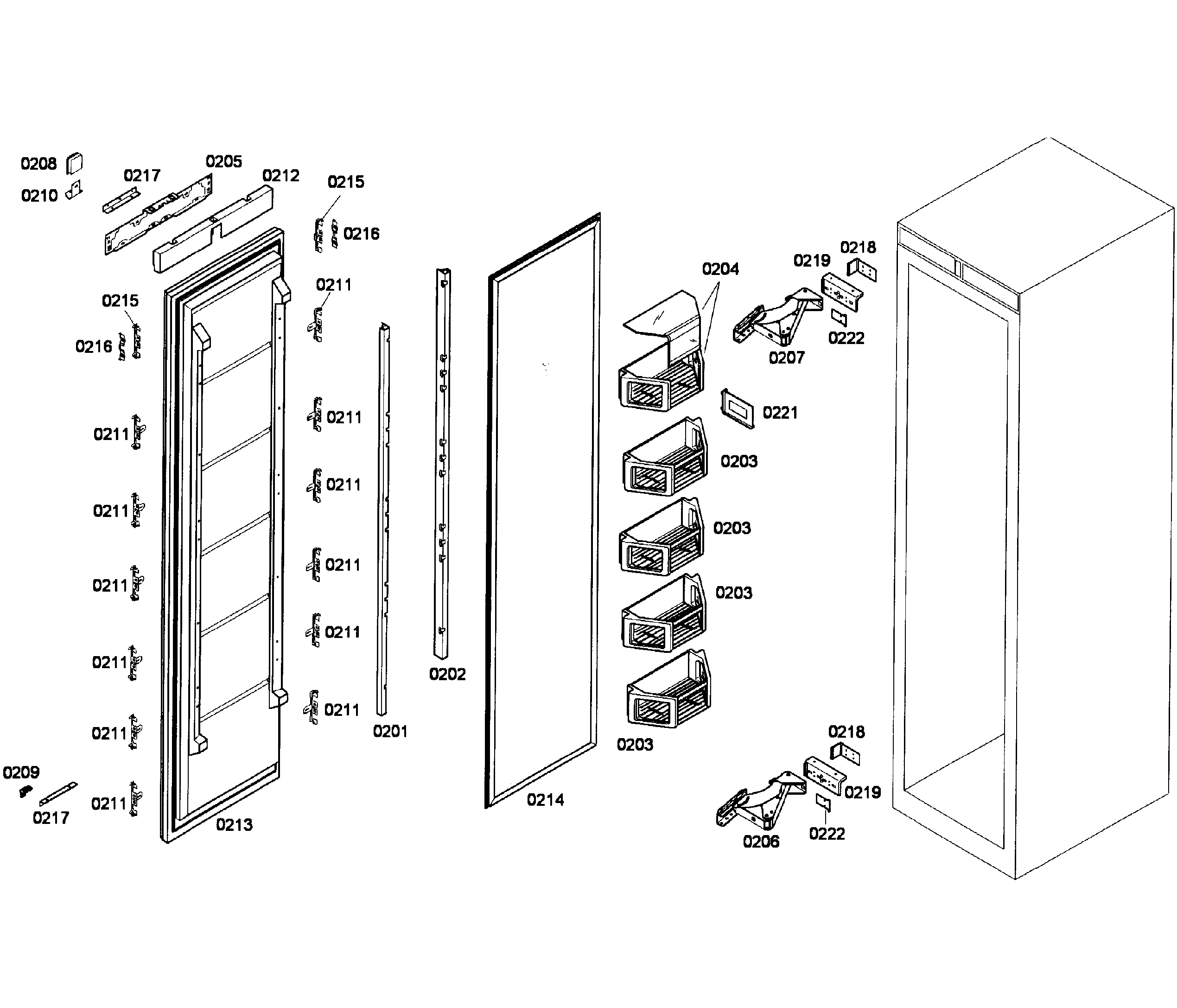 Door assy