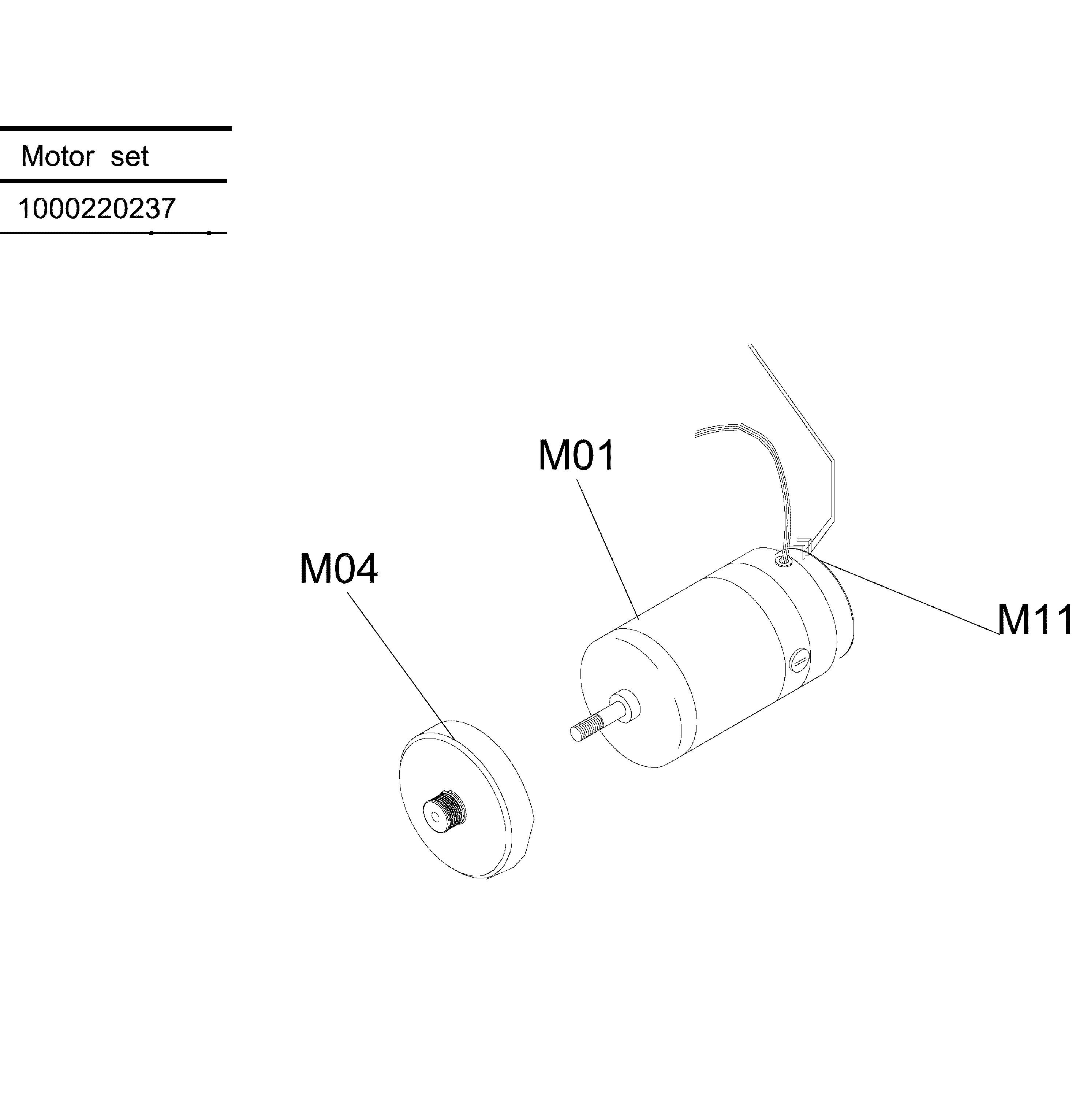 Motor set