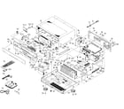 Yamaha RX-V571 cabinet parts diagram