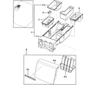 Samsung WF431ABW/XAA-00 drawer 1 diagram